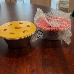 Bundles of four new  pie pans and pastry cutter